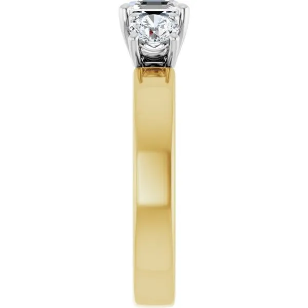 Three-Stone Engagement Ring Image 4 Raleigh Diamond Fine Jewelry Raleigh, NC