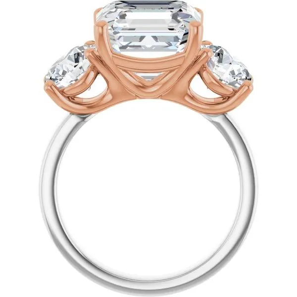 Three-Stone Engagement Ring Image 2 Berilian Jewelers Folsom, CA