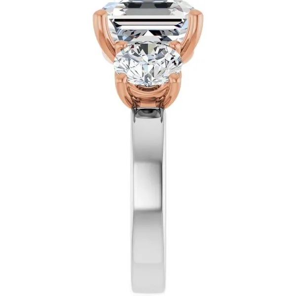 Three-Stone Engagement Ring Image 4 Berilian Jewelers Folsom, CA