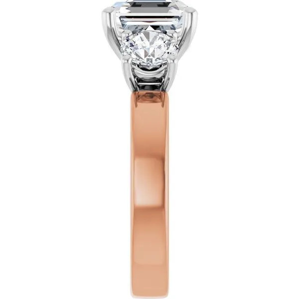 Three-Stone Engagement Ring Image 4 Berilian Jewelers Folsom, CA