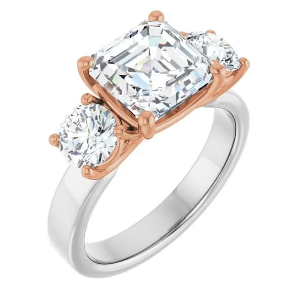 Three-Stone Engagement Ring Berilian Jewelers Folsom, CA