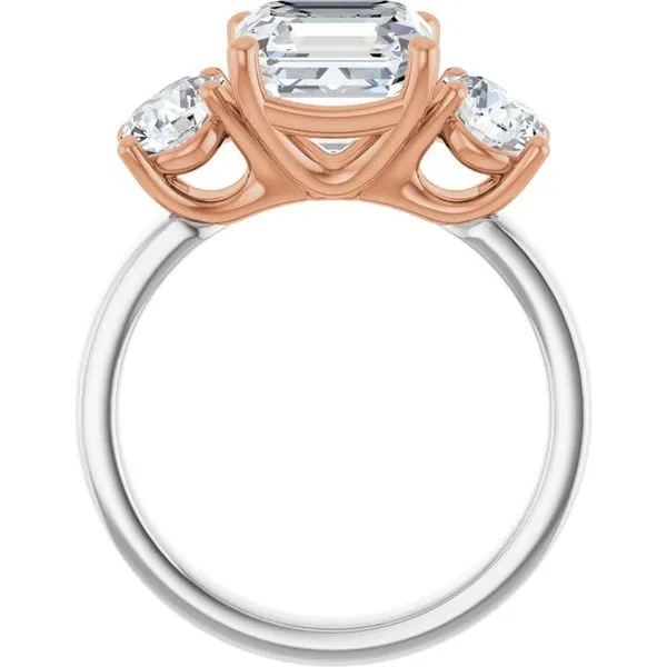 Three-Stone Engagement Ring Image 2 Berilian Jewelers Folsom, CA