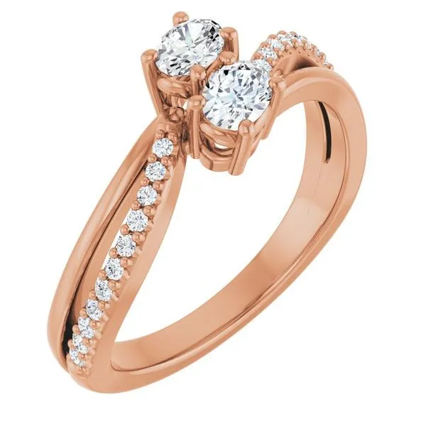 Two-Stone Engagement Ring Raleigh Diamond Fine Jewelry Raleigh, NC