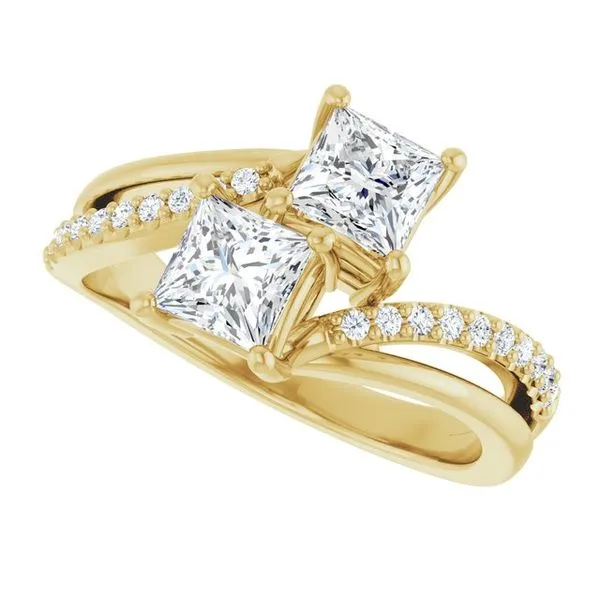 Two-Stone Engagement Ring Image 5 Raleigh Diamond Fine Jewelry Raleigh, NC