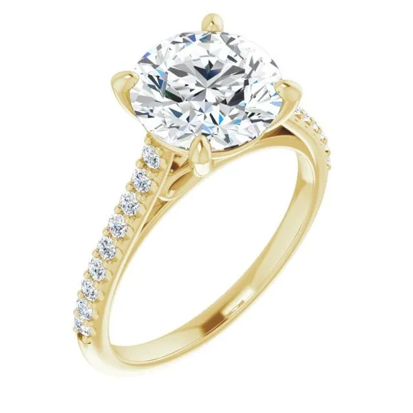 Accented Infinity-Inspired Engagement Ring Futer Bros Jewelers York, PA