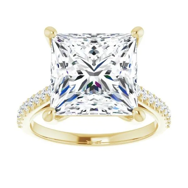 Accented Infinity-Inspired Engagement Ring Image 3 Don's Jewelry & Design Washington, IA