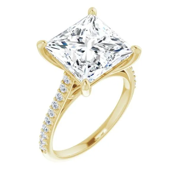 Accented Infinity-Inspired Engagement Ring The Jewelry Source El Segundo, CA