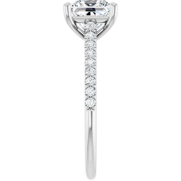 Accented Infinity-Inspired Engagement Ring Image 4 Shipley's Fine Jewelry Hampstead, MD