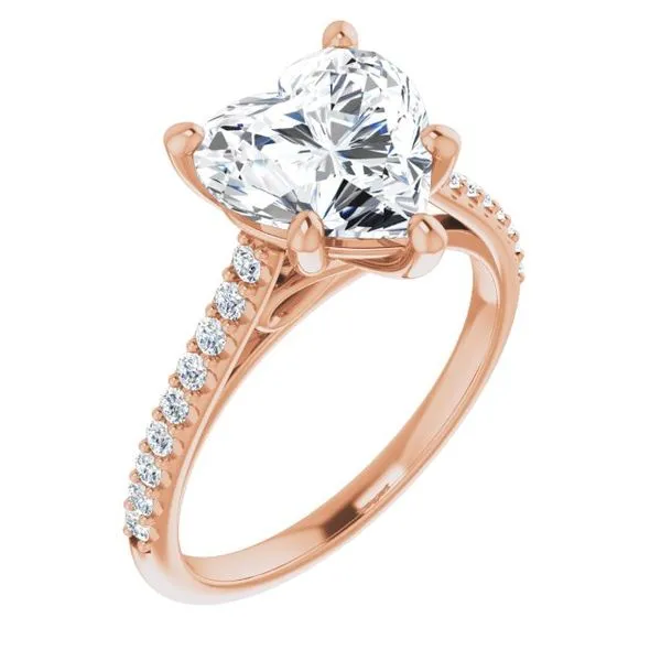 Accented Infinity-Inspired Engagement Ring Futer Bros Jewelers York, PA