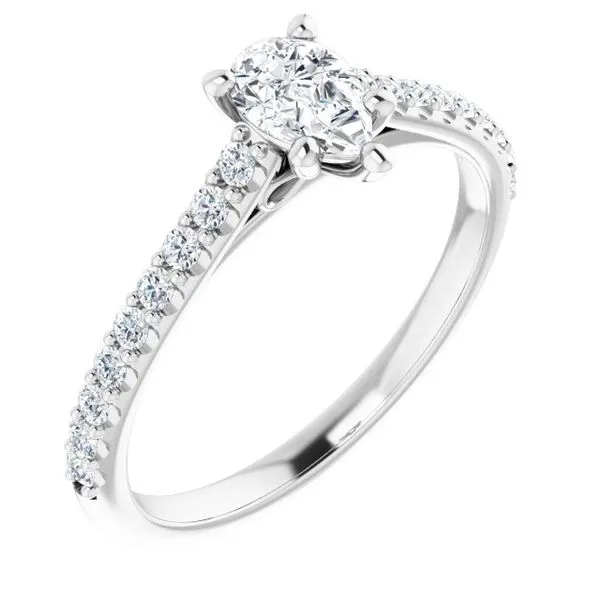 Accented Infinity-Inspired Engagement Ring Vulcan's Forge LLC KANSAS CITY, MO