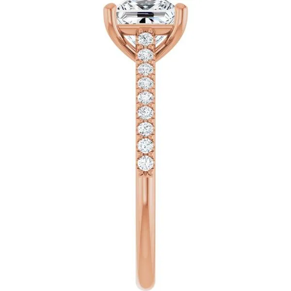 Accented Infinity-Inspired Engagement Ring Image 4 Natale Jewelers Sewell, NJ