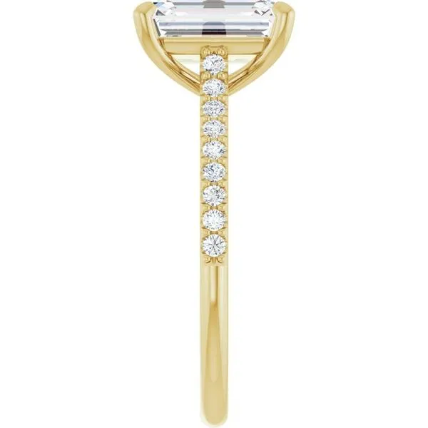 Accented Infinity-Inspired Engagement Ring Image 4 Don's Jewelry & Design Washington, IA