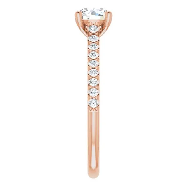 Accented Infinity-Inspired Engagement Ring Image 4 Austin's Fine Diamonds & Jewelry Lyndhurst, NJ