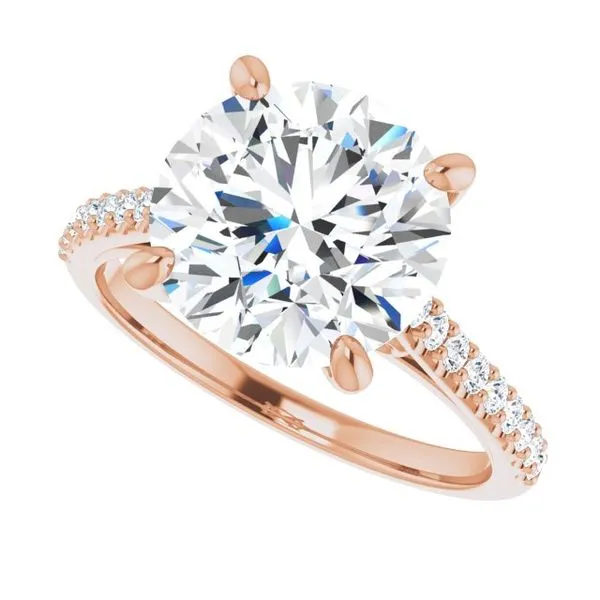 Accented Infinity-Inspired Engagement Ring Image 5 Natale Jewelers Sewell, NJ