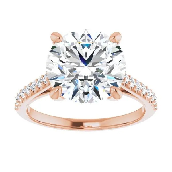 Accented Infinity-Inspired Engagement Ring Image 3 Futer Bros Jewelers York, PA