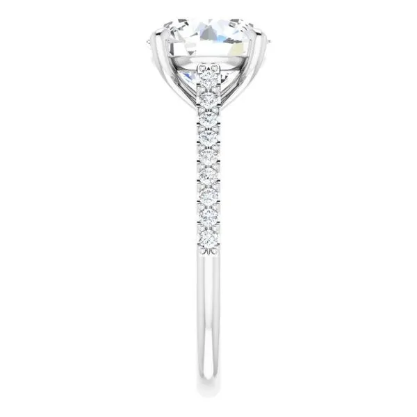 Accented Infinity-Inspired Engagement Ring Image 4 Arezzo Jewelers Elmwood Park, IL