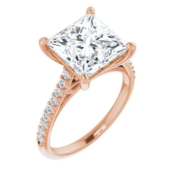 Accented Infinity-Inspired Engagement Ring Redlands Jewelers Redlands, CA