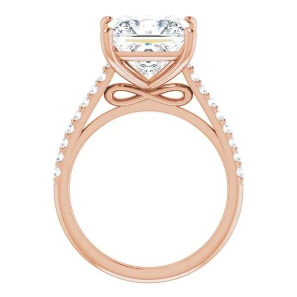 Accented Infinity-Inspired Engagement Ring Image 2 Paul James Jewelers Angels Camp, CA