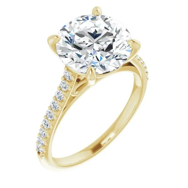 Accented Infinity-Inspired Engagement Ring Austin's Fine Diamonds & Jewelry Lyndhurst, NJ
