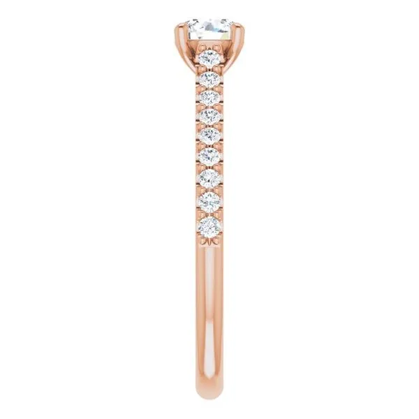 Accented Infinity-Inspired Engagement Ring Image 4 Arezzo Jewelers Elmwood Park, IL