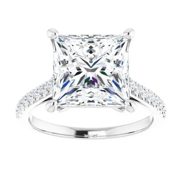 Accented Infinity-Inspired Engagement Ring Image 3 Futer Bros Jewelers York, PA