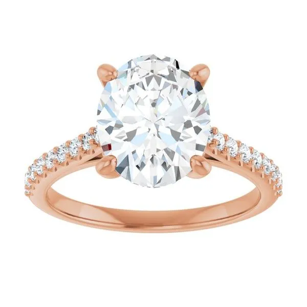 Accented Infinity-Inspired Engagement Ring Image 3 Don's Jewelry & Design Washington, IA