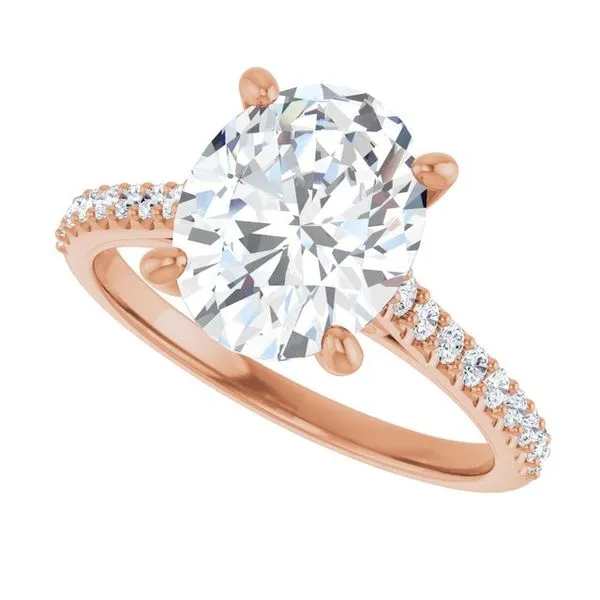 Accented Infinity-Inspired Engagement Ring Image 5 Raleigh Diamond Fine Jewelry Raleigh, NC