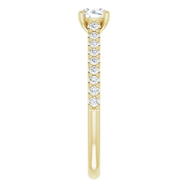 Accented Infinity-Inspired Engagement Ring Image 4 Futer Bros Jewelers York, PA