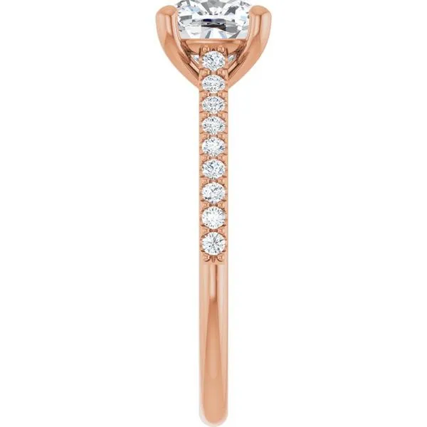 Accented Infinity-Inspired Engagement Ring Image 4 Jimmy Smith Jewelers Decatur, AL