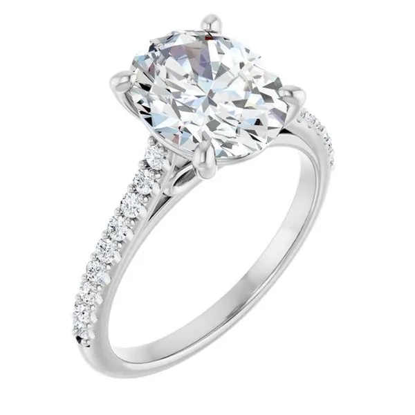 Accented Infinity-Inspired Engagement Ring Jimmy Smith Jewelers Decatur, AL