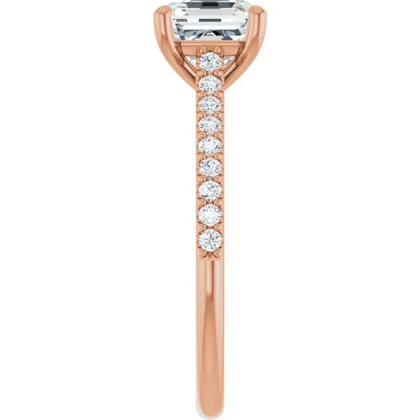 Accented Infinity-Inspired Engagement Ring Image 4 Vulcan's Forge LLC KANSAS CITY, MO