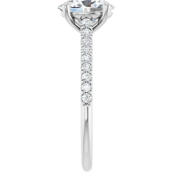 Accented Infinity-Inspired Engagement Ring Image 4 Arezzo Jewelers Elmwood Park, IL