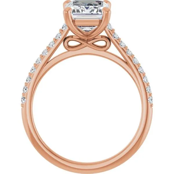 Accented Infinity-Inspired Engagement Ring Image 2 Shipley's Fine Jewelry Hampstead, MD