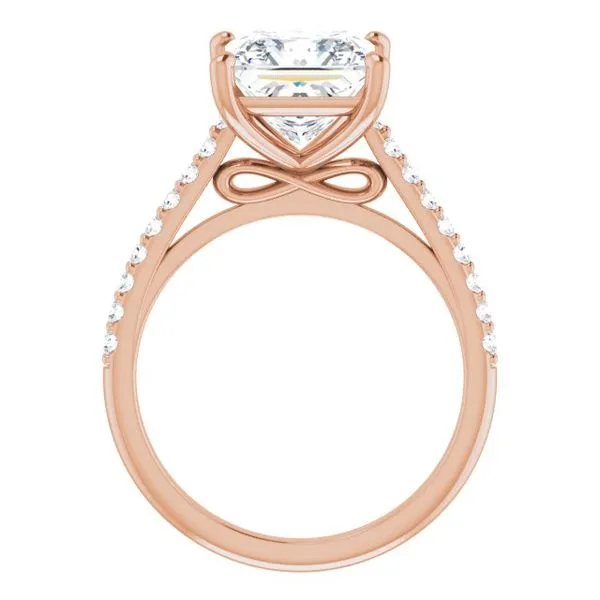 Accented Infinity-Inspired Engagement Ring Image 2 Natale Jewelers Sewell, NJ