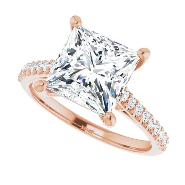 Accented Infinity-Inspired Engagement Ring Image 5 Ocean View Jewelers Millville, DE