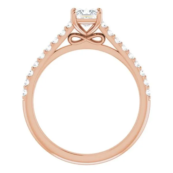 Accented Infinity-Inspired Engagement Ring Image 2 Futer Bros Jewelers York, PA