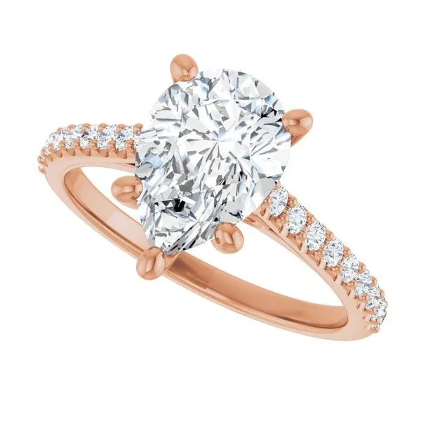 Accented Infinity-Inspired Engagement Ring Image 5 Mark Jewellers La Crosse, WI