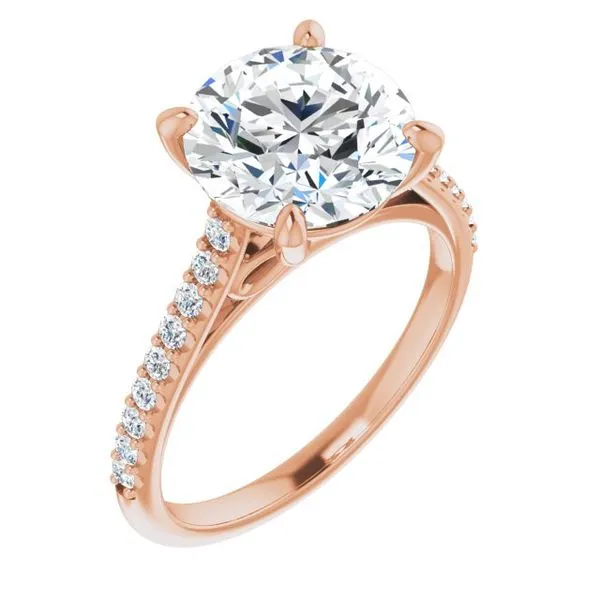 Accented Infinity-Inspired Engagement Ring Austin's Fine Diamonds & Jewelry Lyndhurst, NJ