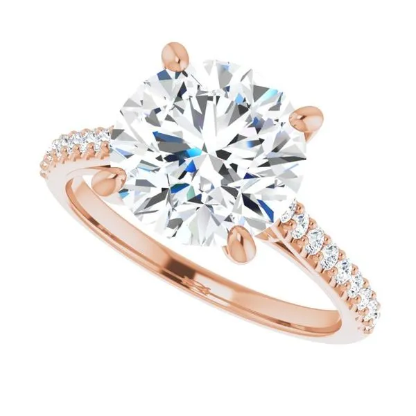 Accented Infinity-Inspired Engagement Ring Image 5 Mark Jewellers La Crosse, WI