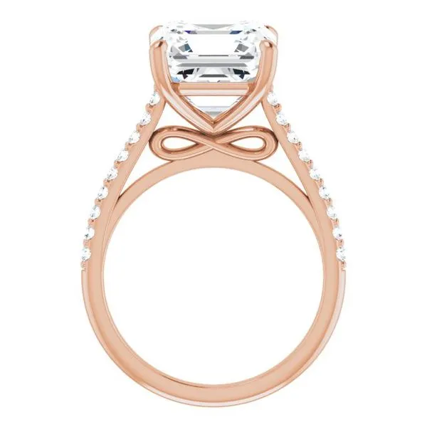 Accented Infinity-Inspired Engagement Ring Image 2 Futer Bros Jewelers York, PA