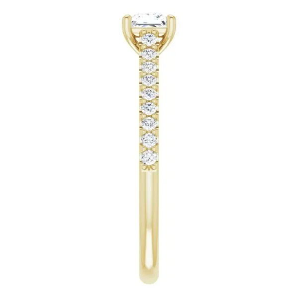 Accented Infinity-Inspired Engagement Ring Image 4 Mark Jewellers La Crosse, WI