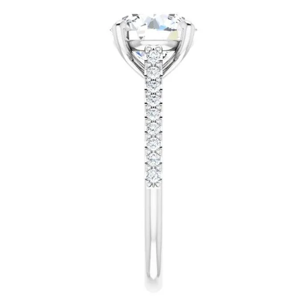 Accented Infinity-Inspired Engagement Ring Image 4 Arezzo Jewelers Elmwood Park, IL
