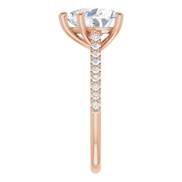 Accented Infinity-Inspired Engagement Ring Image 4 Don's Jewelry & Design Washington, IA