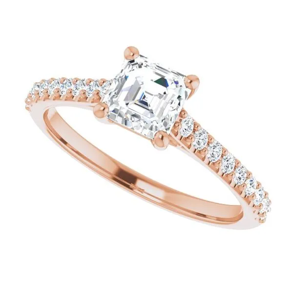 Accented Infinity-Inspired Engagement Ring Image 5 Natale Jewelers Sewell, NJ