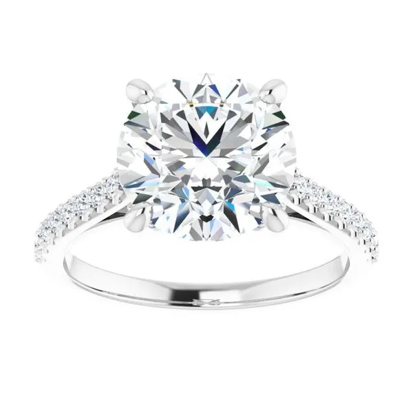 Accented Infinity-Inspired Engagement Ring Image 3 Futer Bros Jewelers York, PA