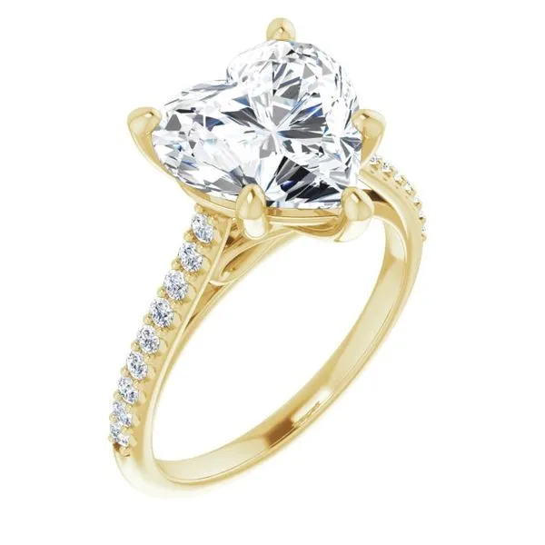 Accented Infinity-Inspired Engagement Ring Shipley's Fine Jewelry Hampstead, MD