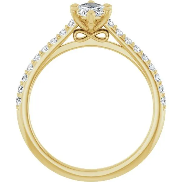 Accented Infinity-Inspired Engagement Ring Image 2 Virtus Collective Newport Beach , CA