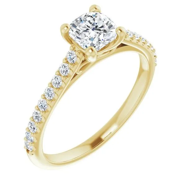Accented Infinity-Inspired Engagement Ring Jimmy Smith Jewelers Decatur, AL