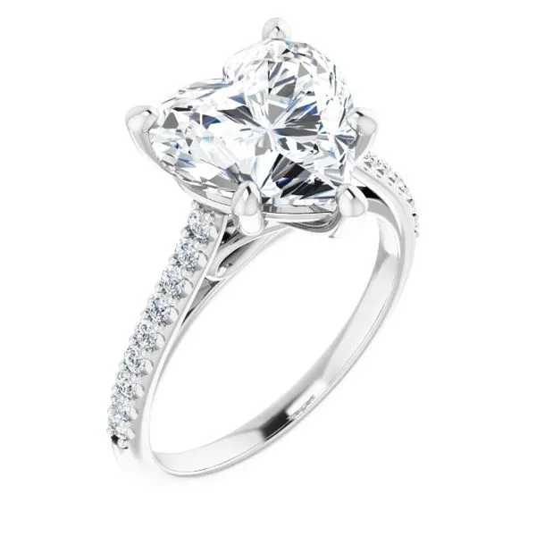 Accented Infinity-Inspired Engagement Ring Futer Bros Jewelers York, PA
