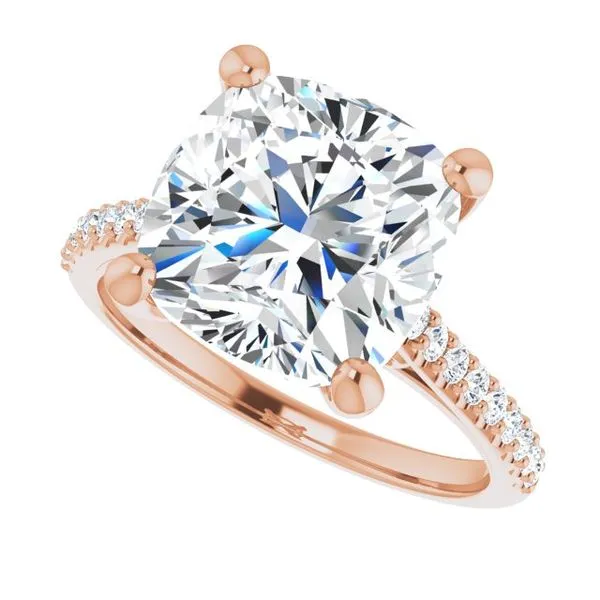 Accented Infinity-Inspired Engagement Ring Image 5 Futer Bros Jewelers York, PA